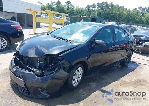 2016 Toyota Corolla Le from USA, damaged, VIN 2T1BURHE2GC607471